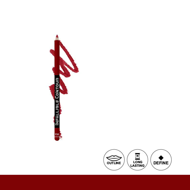 Glamorous Face Infallible Smooth Touch Matte Eye & Lip Contour Pencil (35 Colours)
