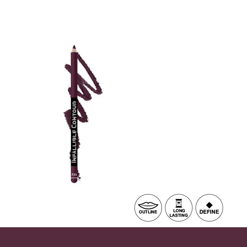 Glamorous Face Infallible Smooth Touch Matte Eye & Lip Contour Pencil (35 Colours)