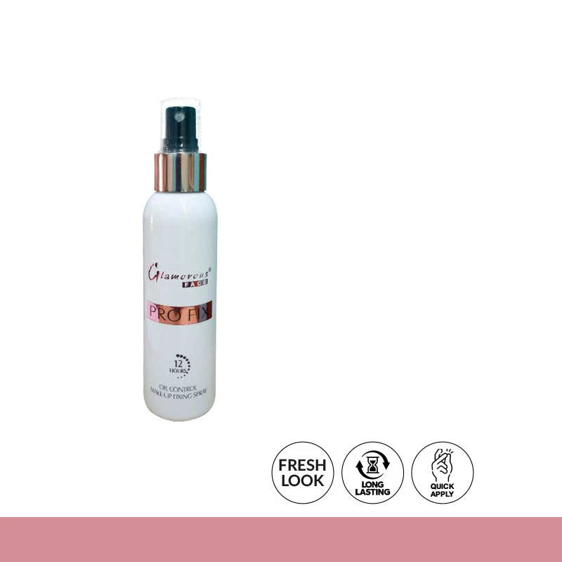 Glamorous Face Pro Fix Makeup Fixer: 12-Hour Oil Control Setting Spray