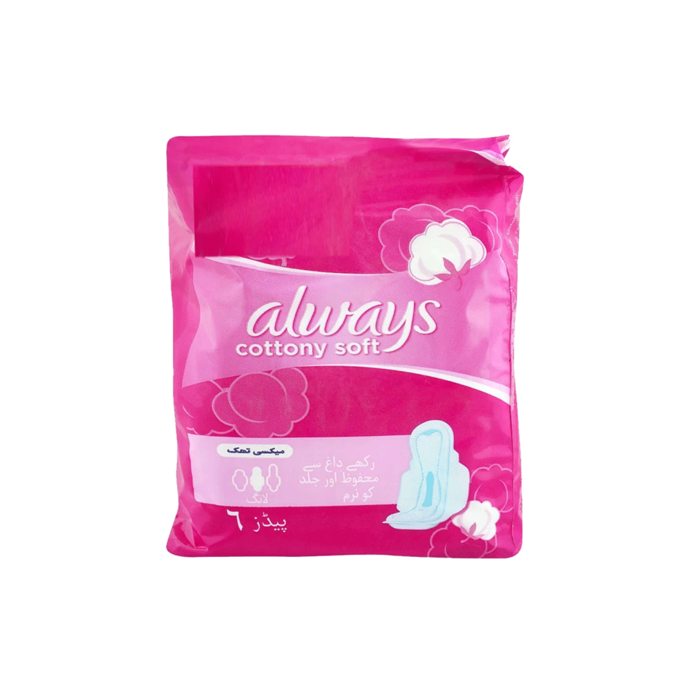 Always Cottony Soft Maxi Thick Long Pads 6s