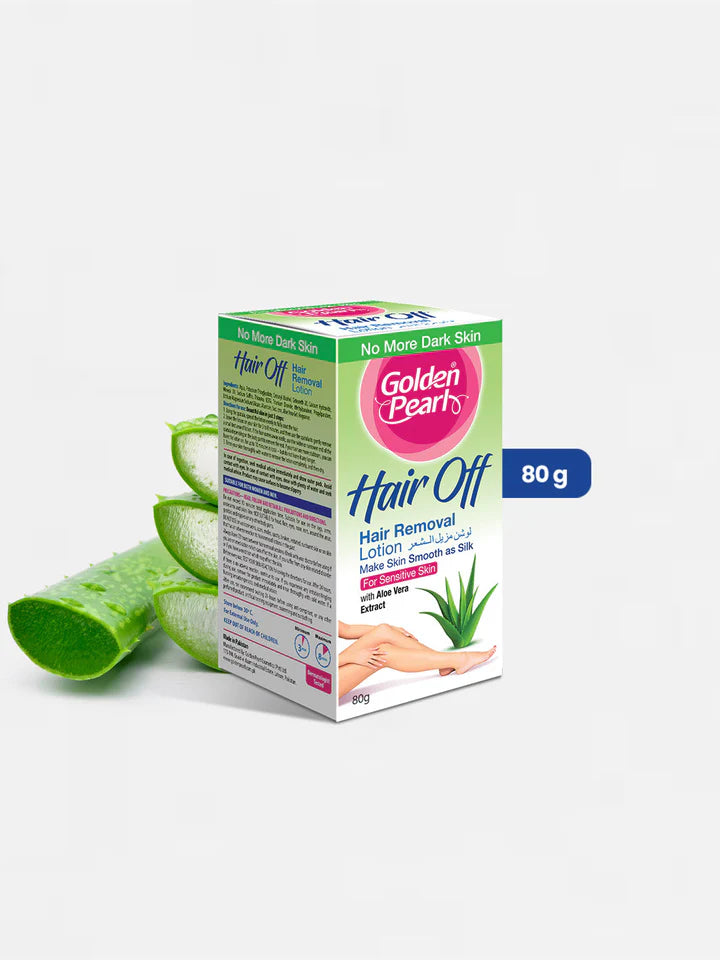 Golden Pearl Hair Off - Hair Removal Cream - Aloe Vera