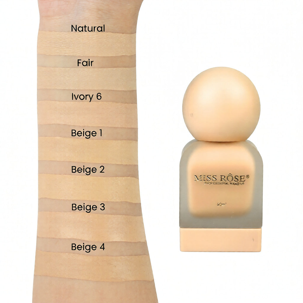 Miss Rose Perfect Fitting Skin Silky Foundation (40ml MR180)