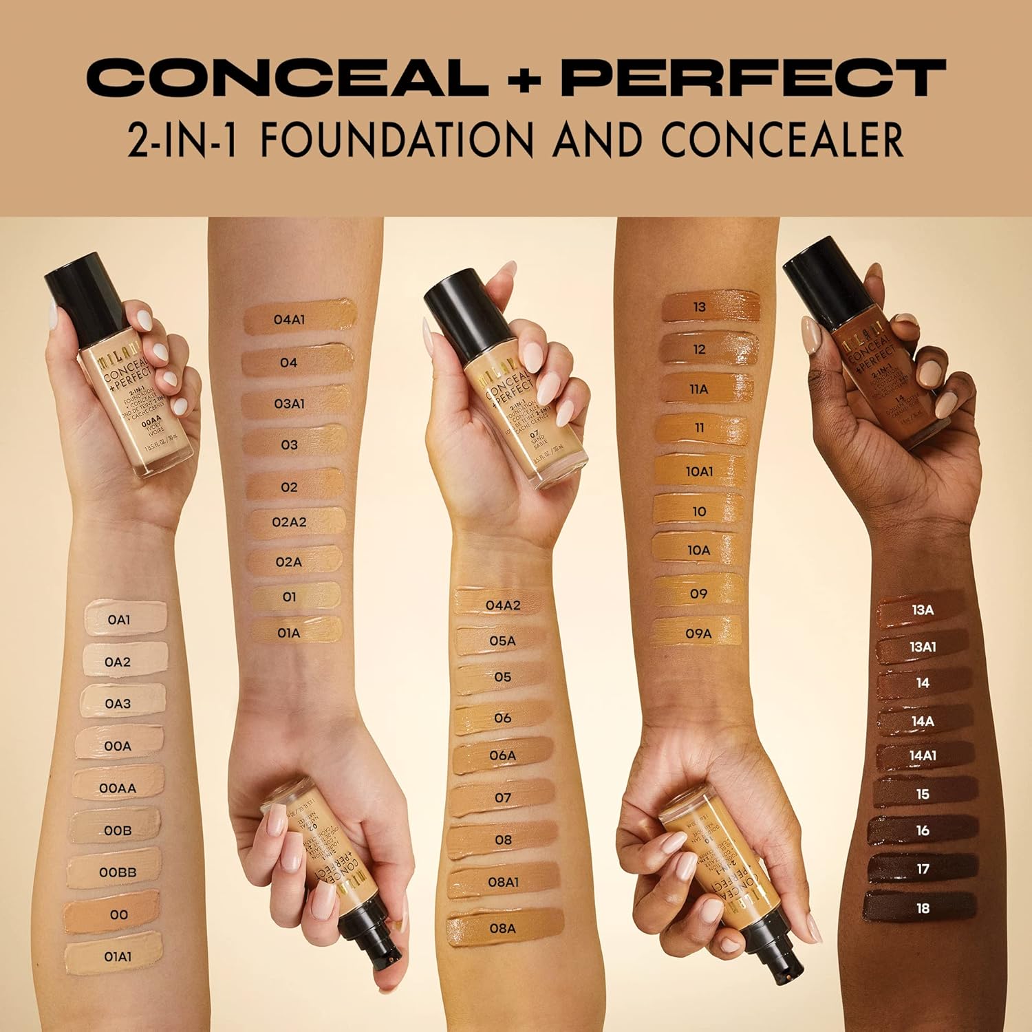 Milani Conceal + Perfect 2-in-1 Foundation + Concealer
