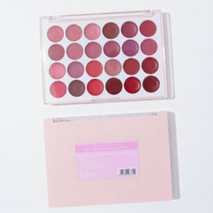 Miss Rose 24-Color All-Round Matte Moisturizing Lipstick Palette