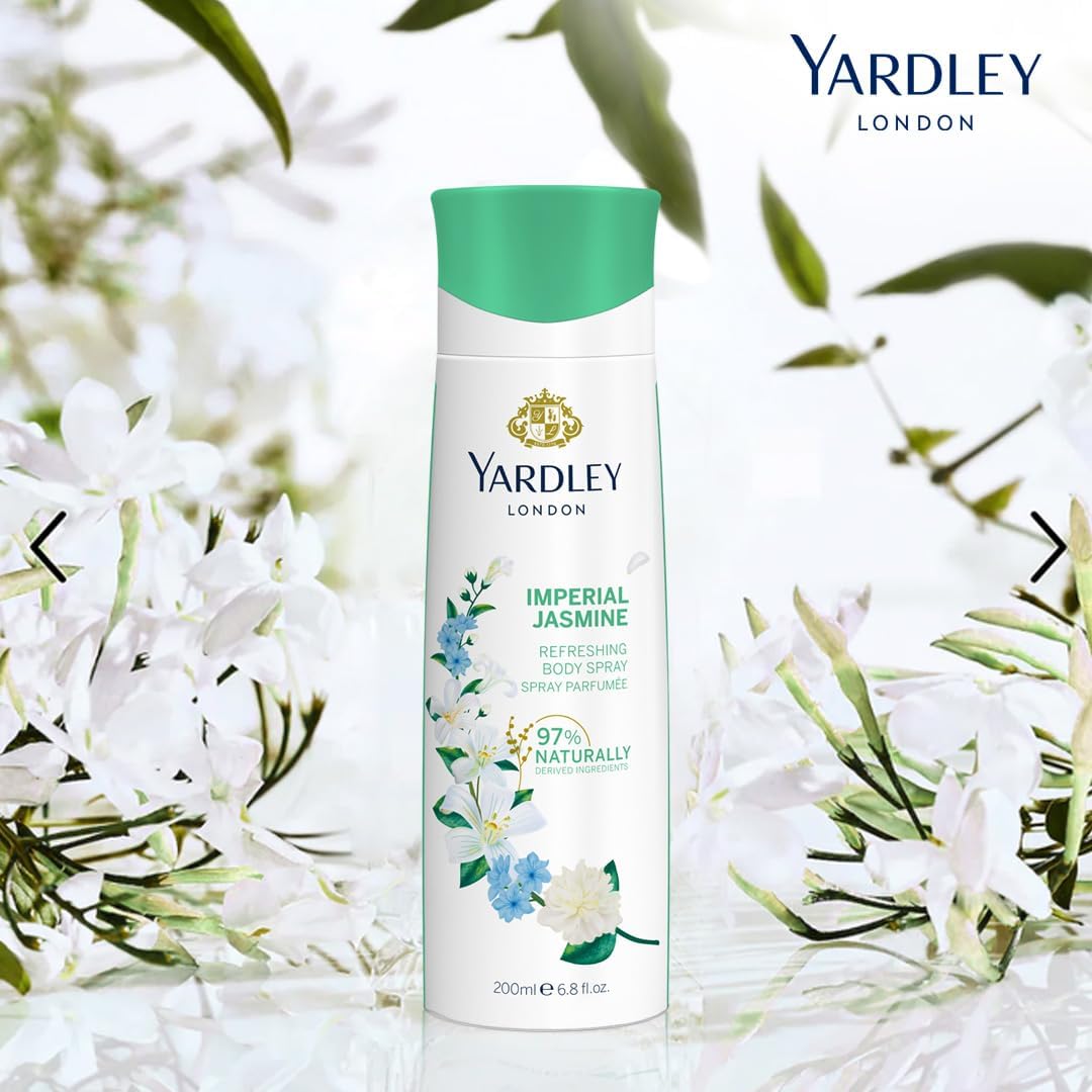 Yardley London Imperial Jasmine Refreshing Body Spray (150ml)