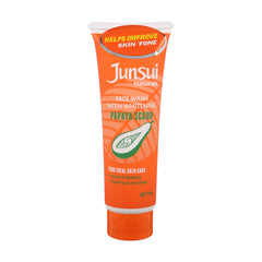 Junsui Naturals Whitening Papaya Scrub Face Wash - 100g
