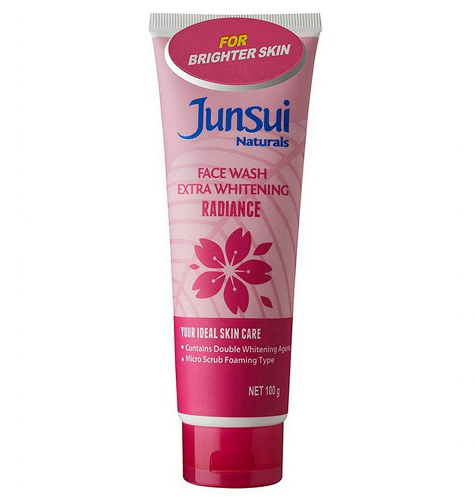 Junsui Naturals Extra Whitening Face Wash - Radiance (100g)