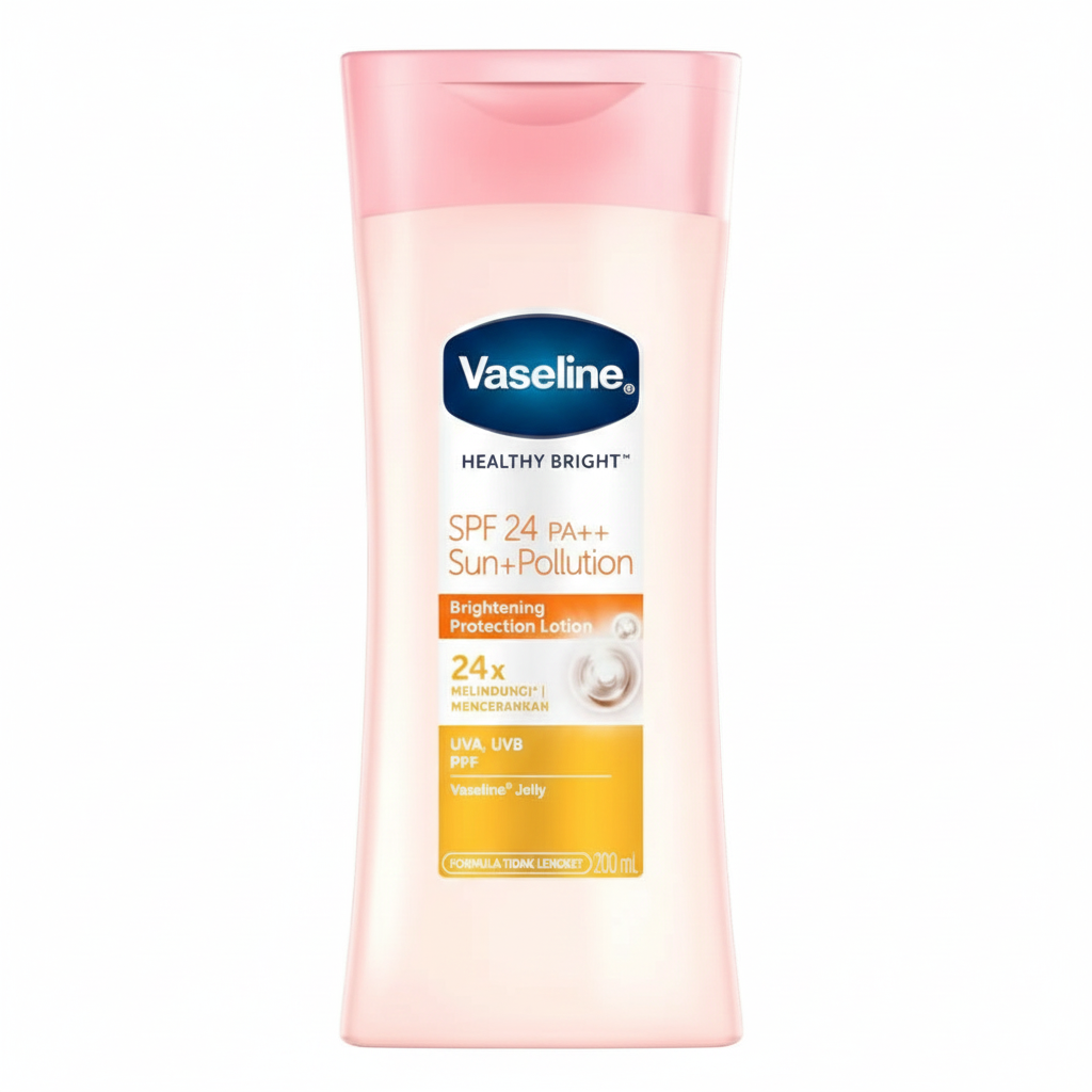 Vaseline Healthy Bright SPF 24 PA++ Sun + Pollution Protection Lotion (200ml)