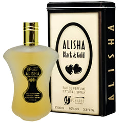 Alisha Black & Gold Eau De Parfum by Hunaidi Perfumes