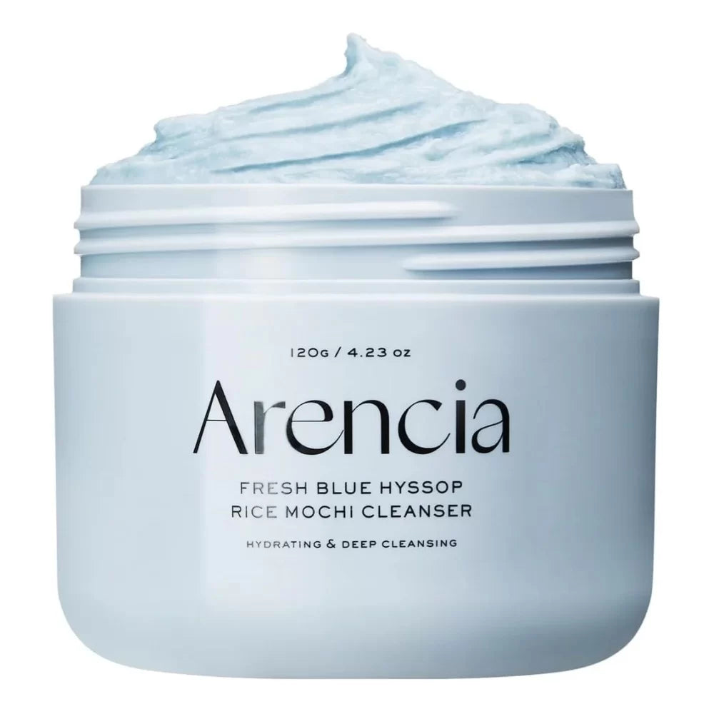 Arencia Fresh Blue Hyssop Rice Mochi Cleanser