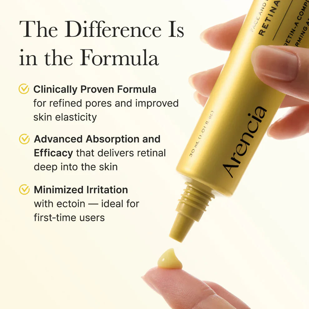 Arencia - Face & Eye Moisturizer Cream Retinal Booster Shot - 30ml