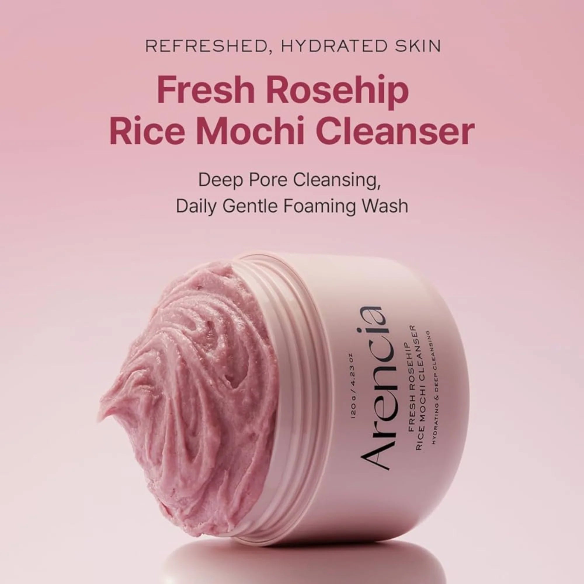 Arencia Fresh Rosehip Rice Mochi Cleanser (120g)