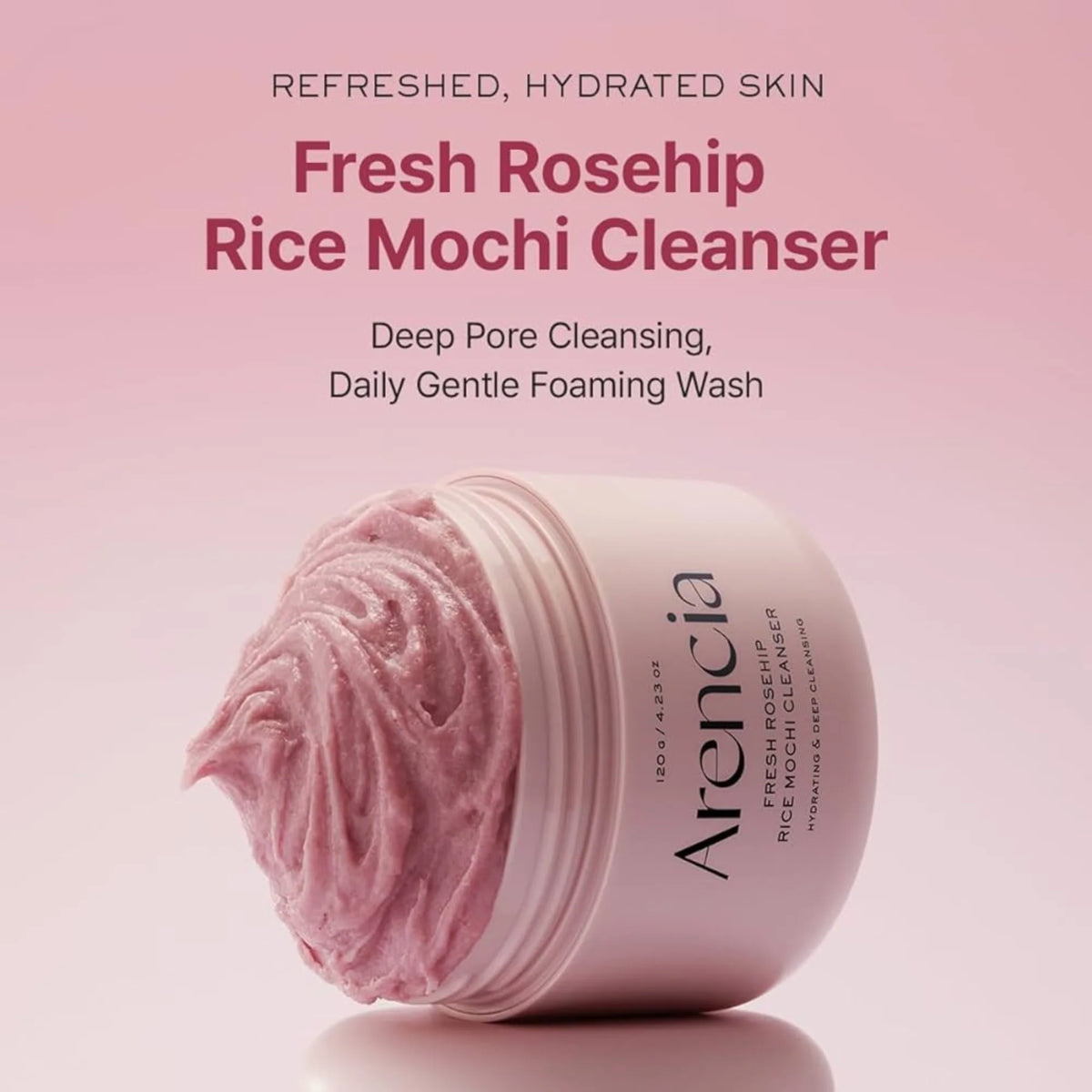 Arencia Fresh Rosehip Rice Mochi Cleanser (120g)