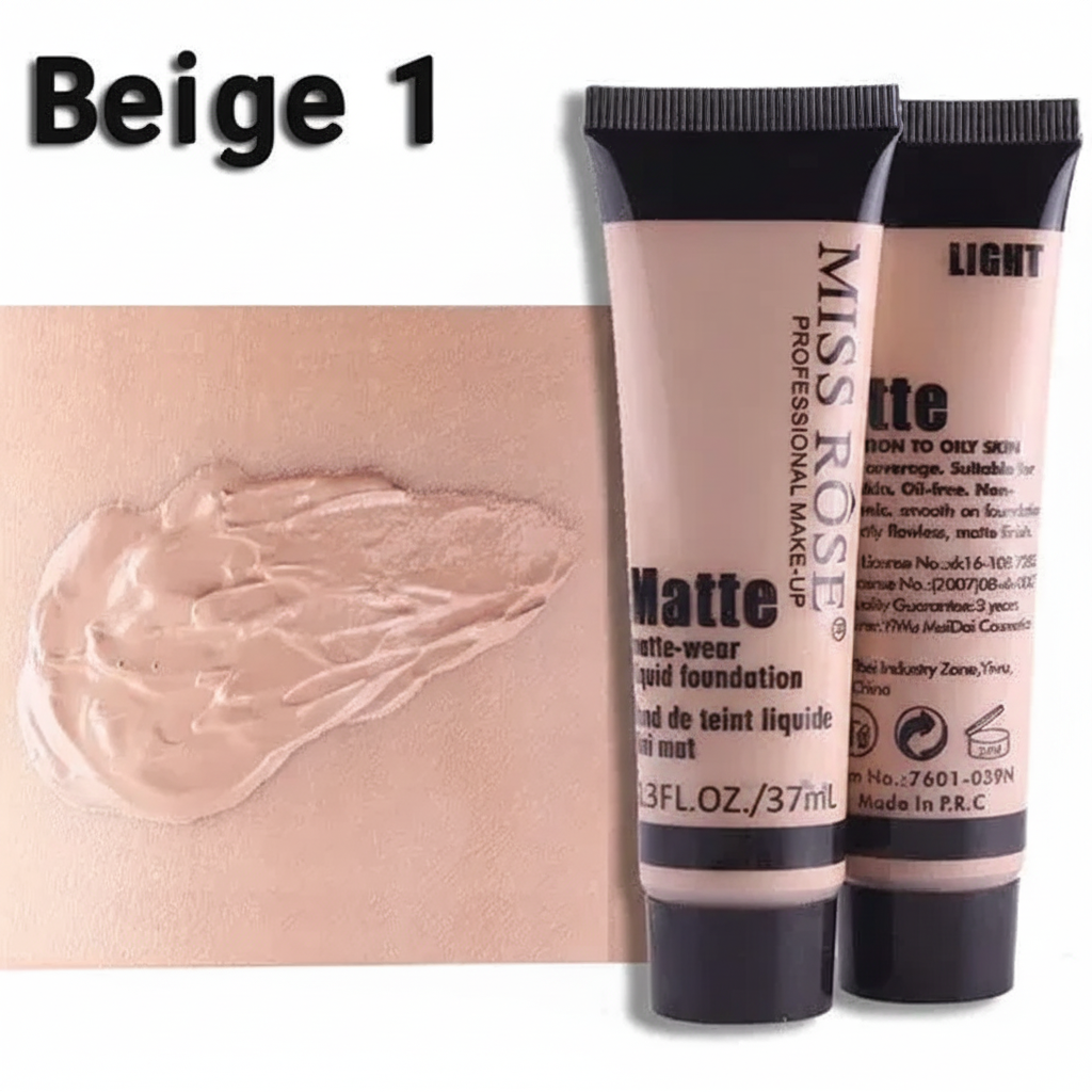 Miss Rose Matte-Wear Liquid Foundation 37 ml