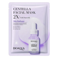 BIOAQUA Centella 2X Facial Mask - Soft & Smooth Skin Radiance (25g)