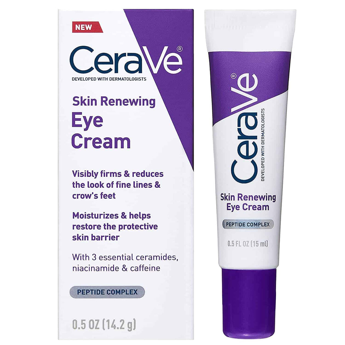 CeraVe Skin Renewing Eye Cream – 14.2 g (0.5 oz)