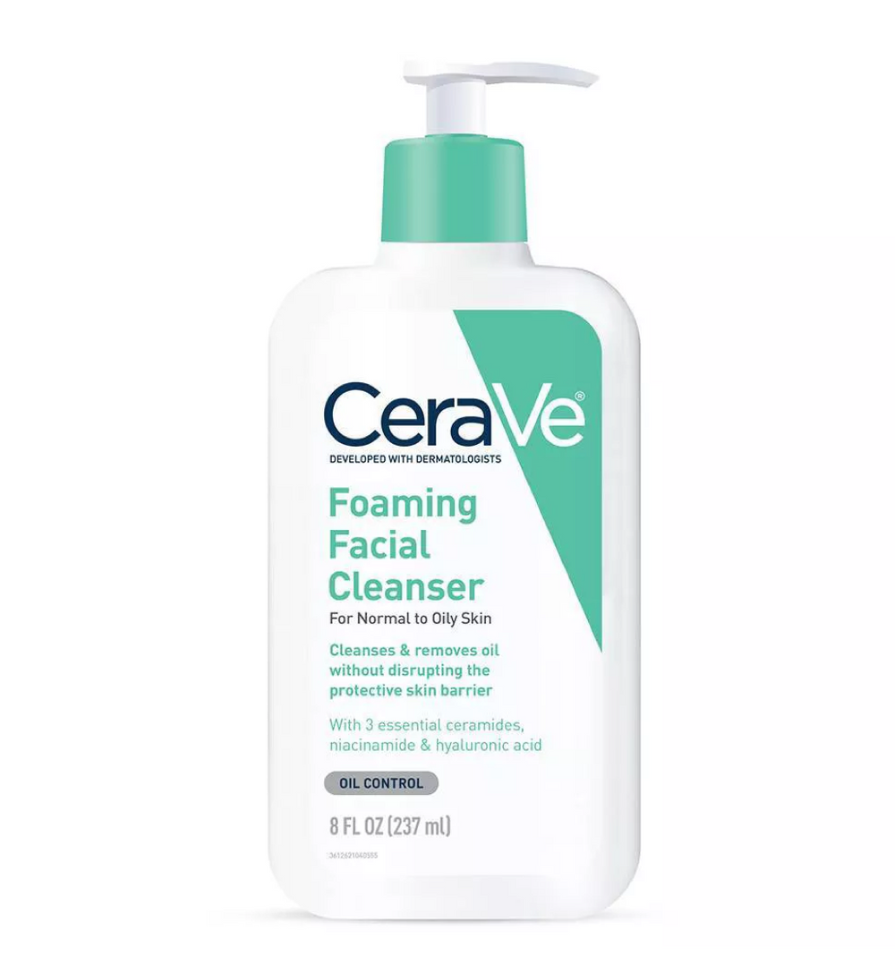 CeraVe Foaming Facial Cleanser (Normal to Oily Skin) - 355ml