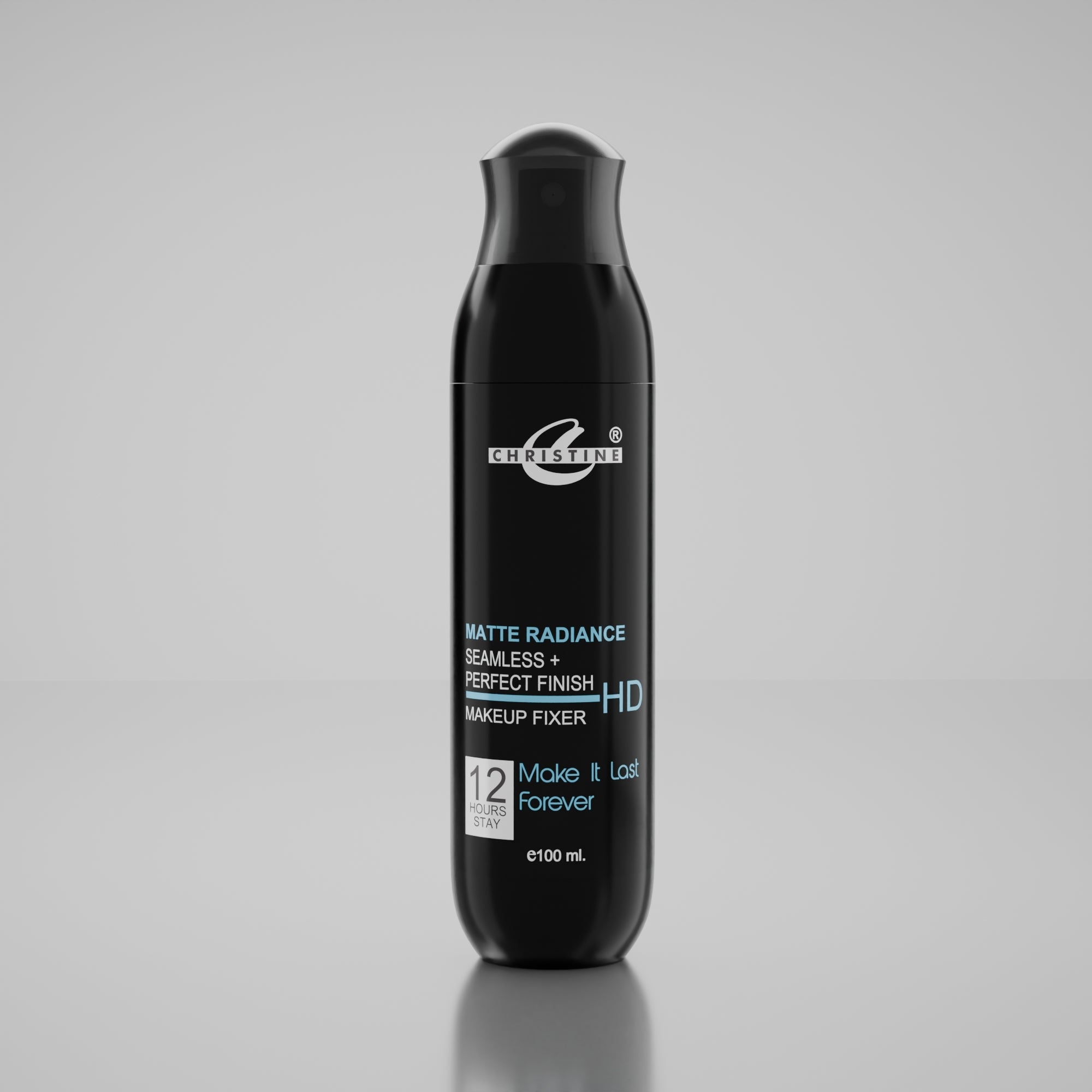 CHRISTINE® HD Makeup Fixer Spray - Matte Radiance & 12-Hour Stay (100 ml)