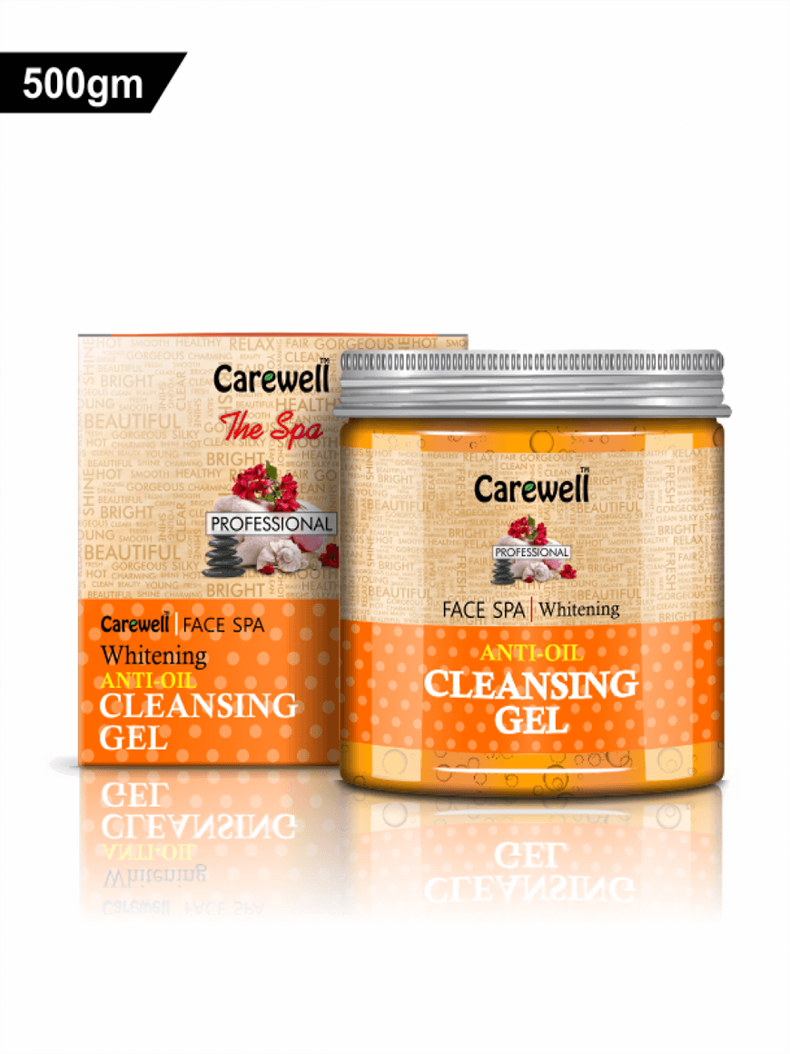 Carewell Professional Face Spa Whitening Anti-Oil Cleansing Gel (500g)