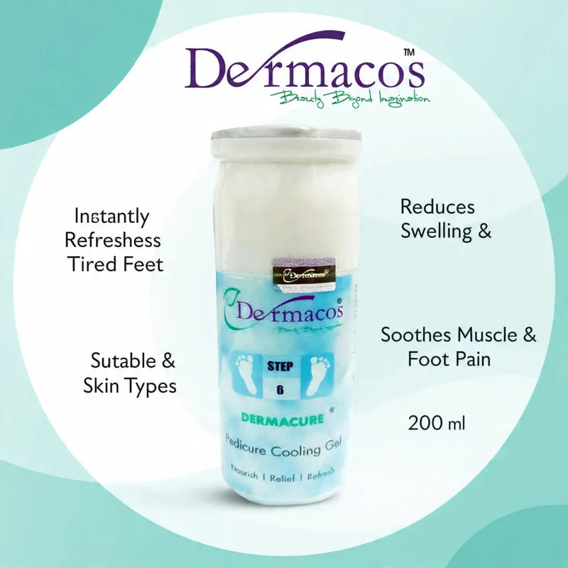 Dermacos Pedicure Cooling Gel 200ml