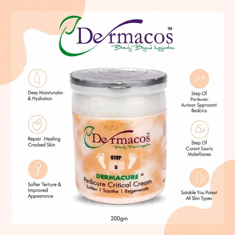 Dermacos Pedicure Critical Cream 200gm