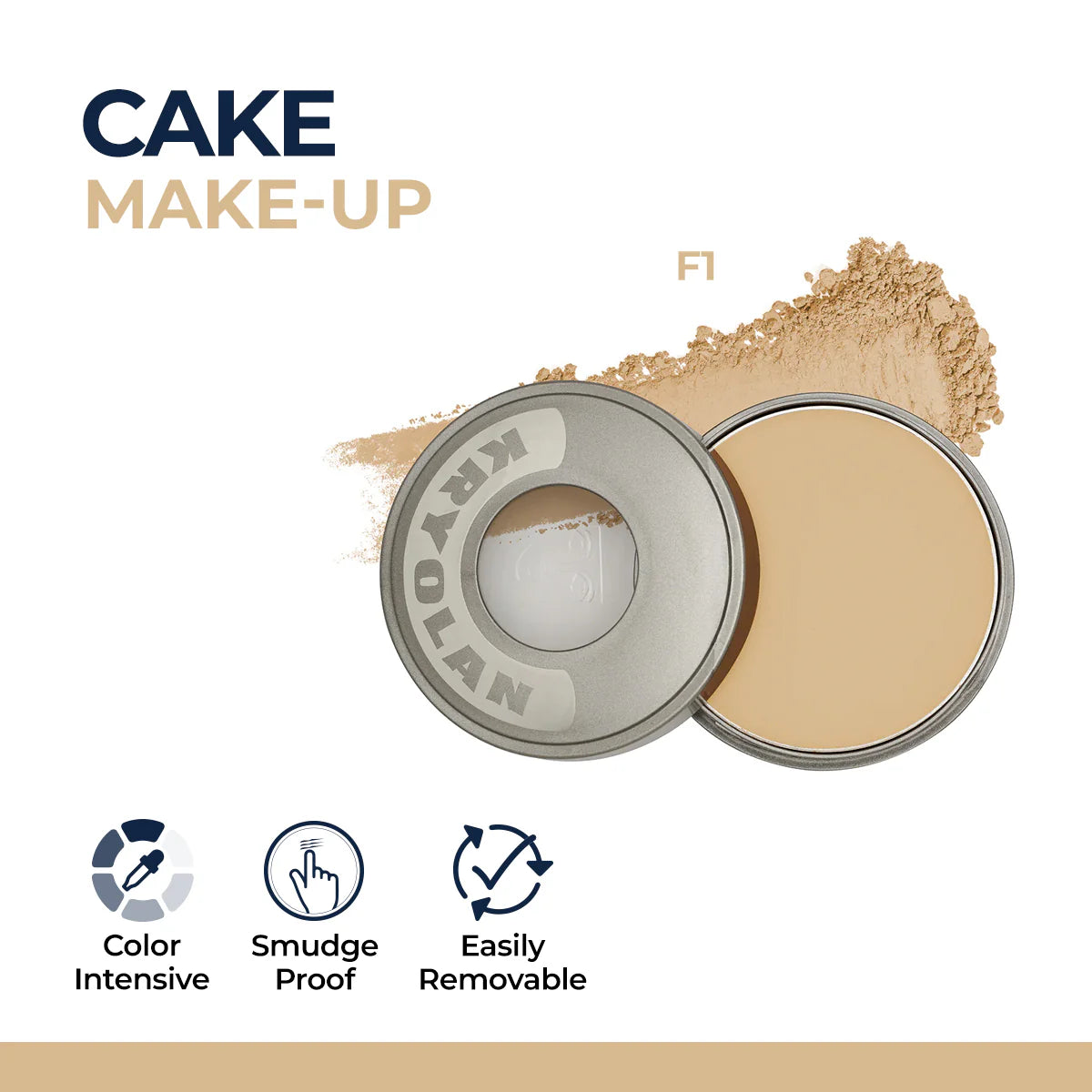 Kryolan - Dry Cake Makeup