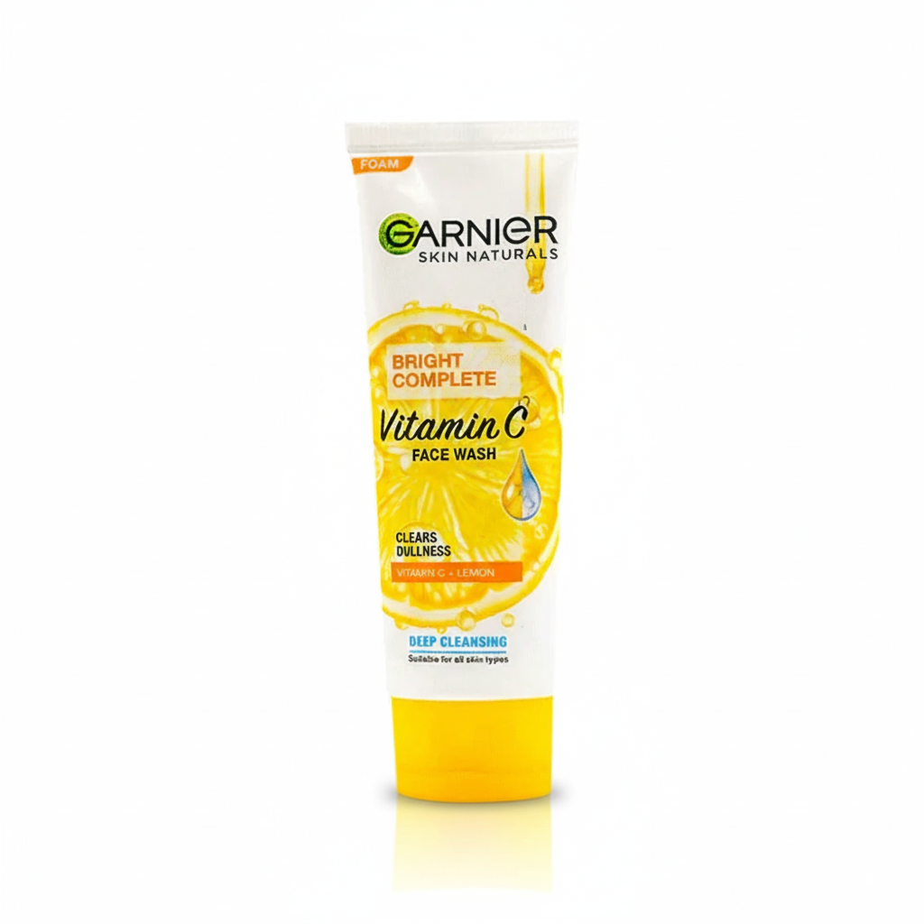 GARNIER Bright Complete Vitamin C Face Wash Foam 2 Size