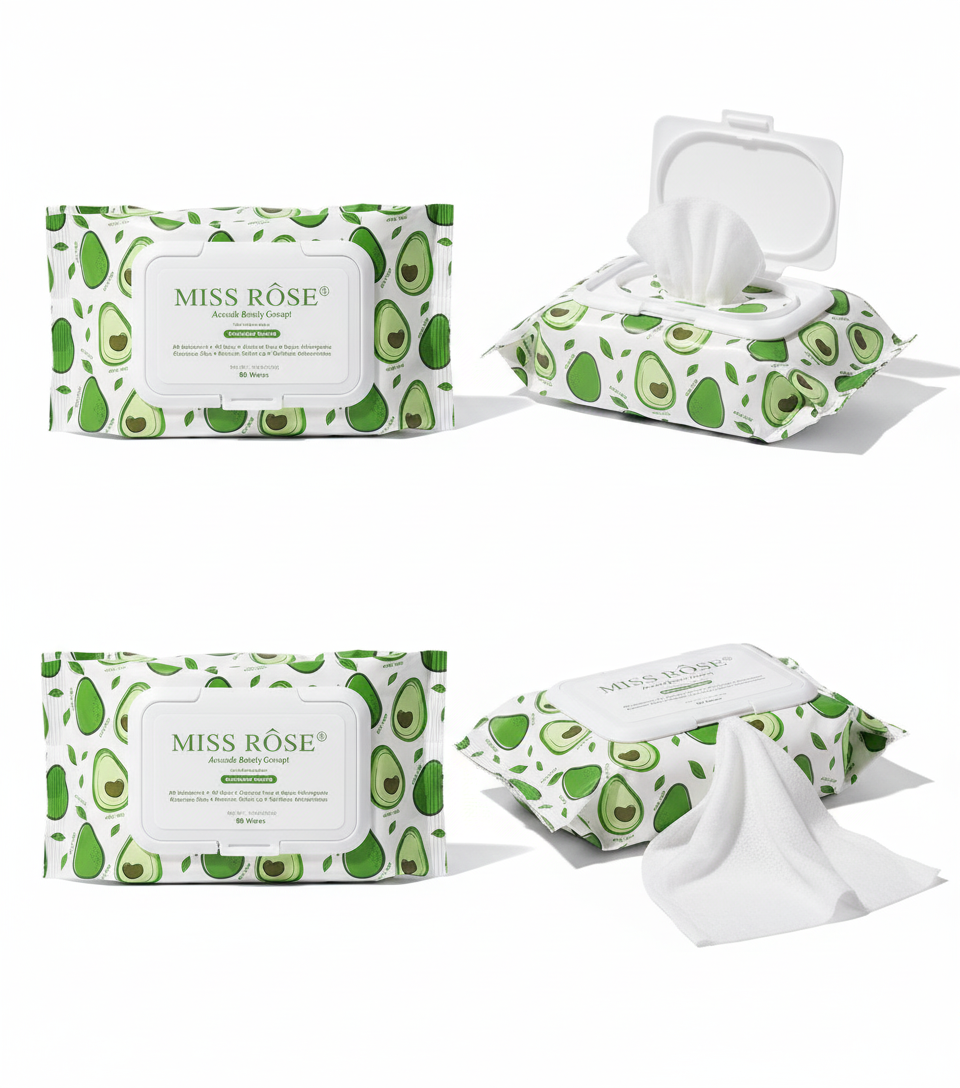 Miss Rose Avocado Makeup Remover Wipes