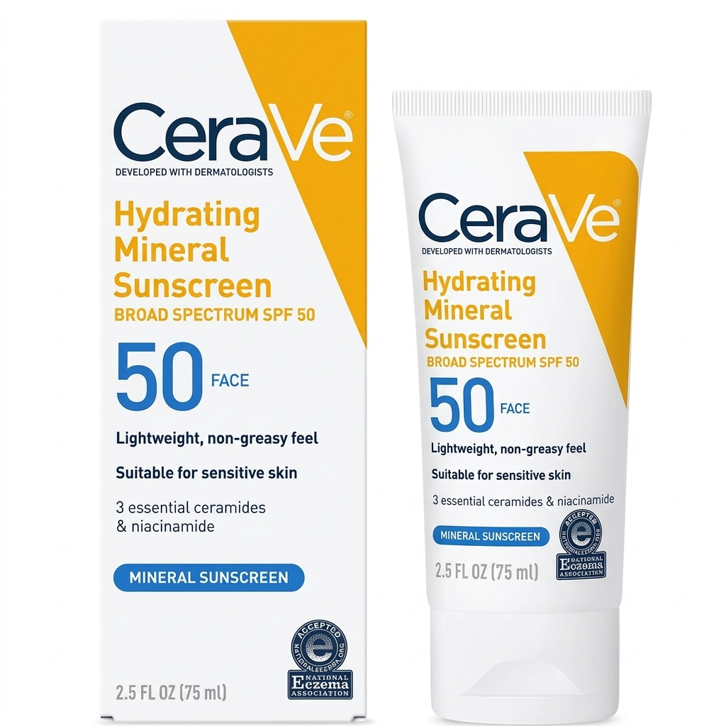 Cerave Hydrating Sunscreen Broad Spectrum SPF50 (75 ml)