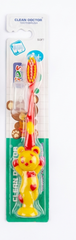 Clean Doctor Kids Soft Toothbrush with Bear Handle & Cover (Ages 3+)