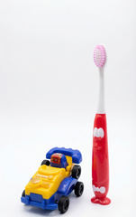 Chuangya Kids Soft Toothbrush Set with Toy Car - Ages 3-12