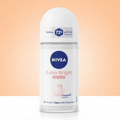 NIVEA Extra Bright Silk Touch Vitamin C & Collagen Deodorant Roll-On | 50ml