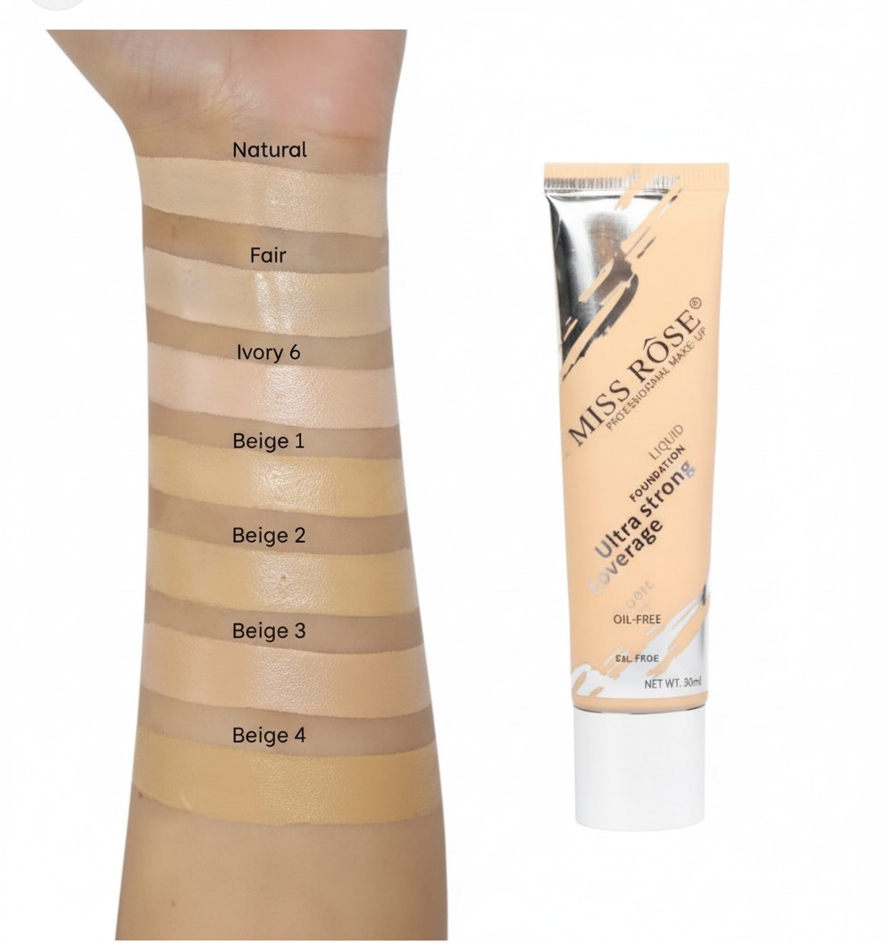 Miss Rose Ultra Coverage Liquid Foundation