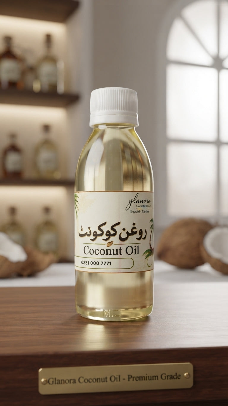 Glanora Cosmetics Pure & Natural Coconut Oil – Intensive Hair & Skin Nourishment...