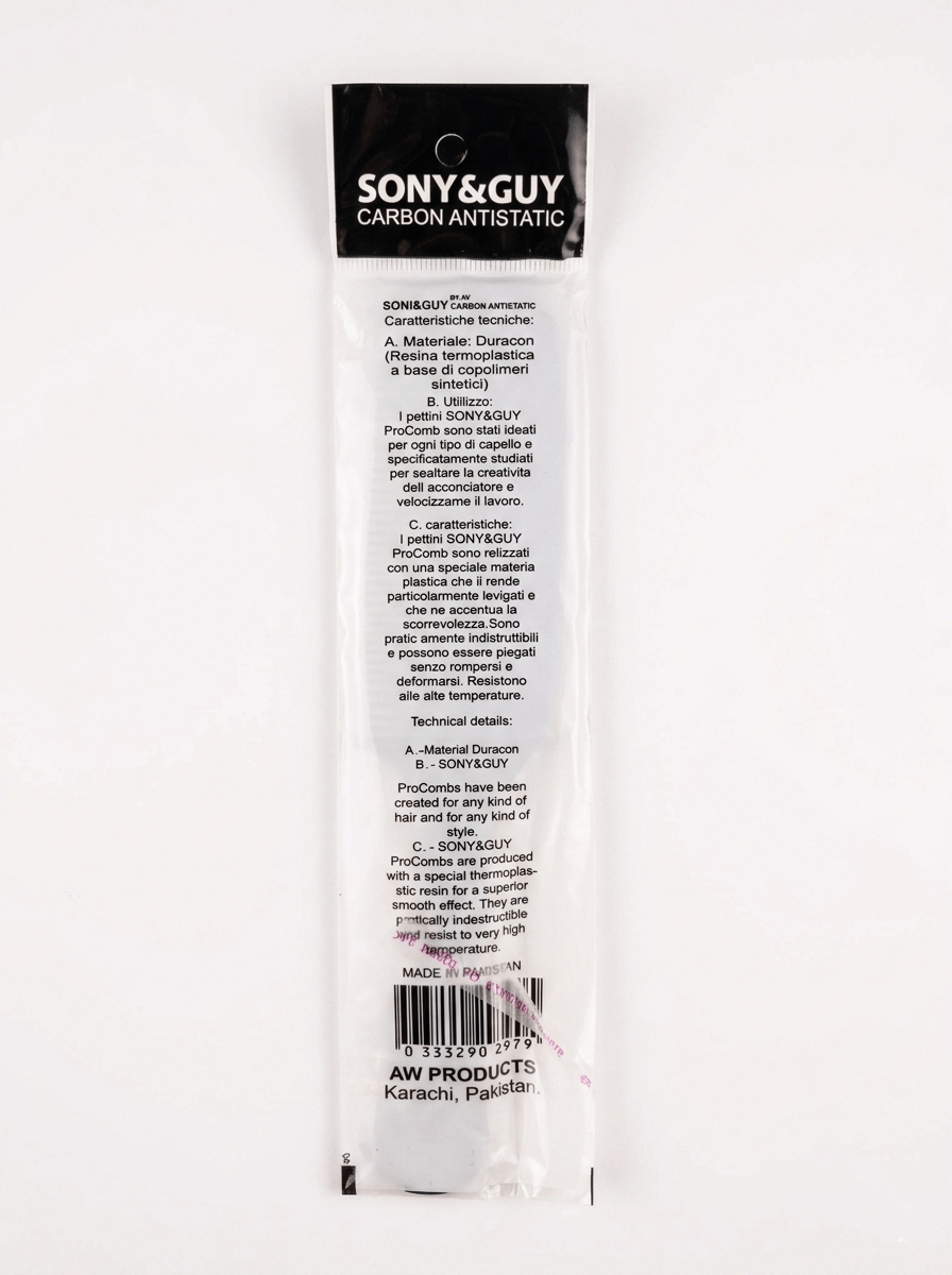 Anti Static Detangling Professional Barber & Salon Comb Shine