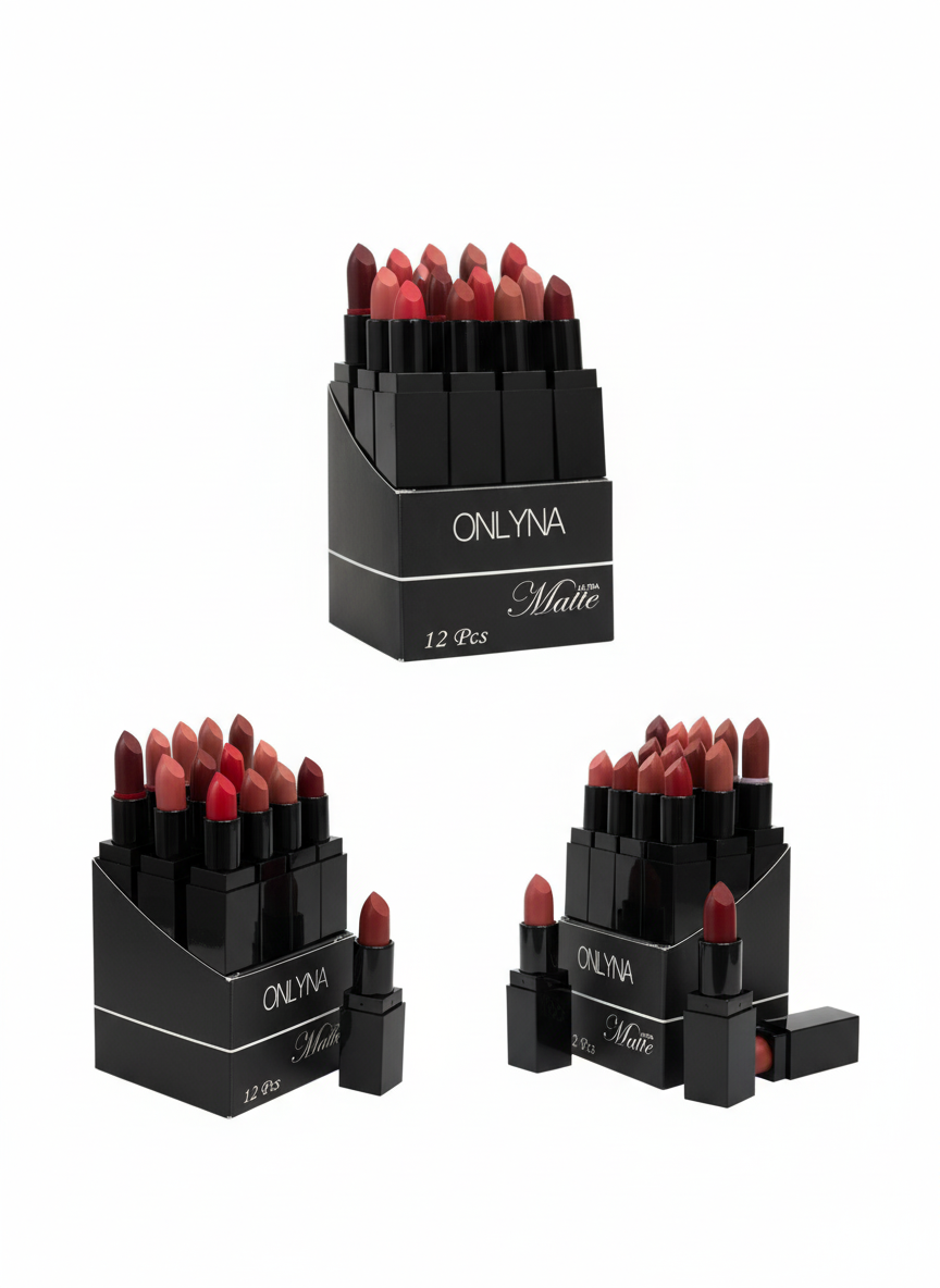 ONLYNA Ultra Matte 12-Piece Lipstick Set