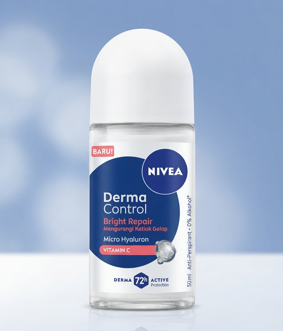 NIVEA Derma Control Bright Repair Vitamin C Micro Hyaluron Roll-On (50ml)