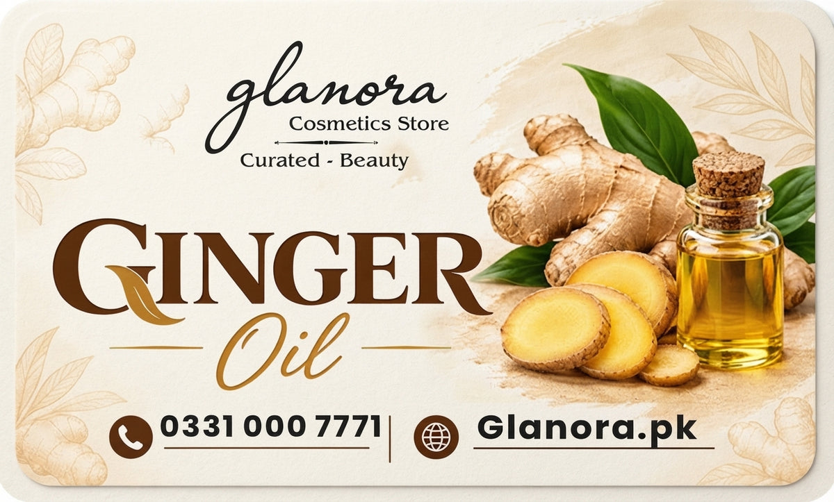 Glanora Curated Beauty - Pure Ginger Oil | Natural Skin & Hair Care Infusion