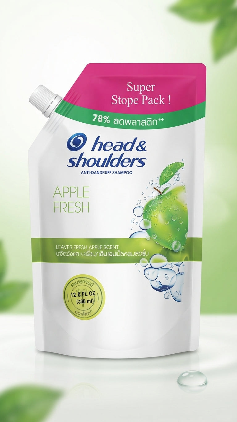 Head & Shoulders Fresh Apple Freshness Anti-Dandruff Shampoo - 380 ml