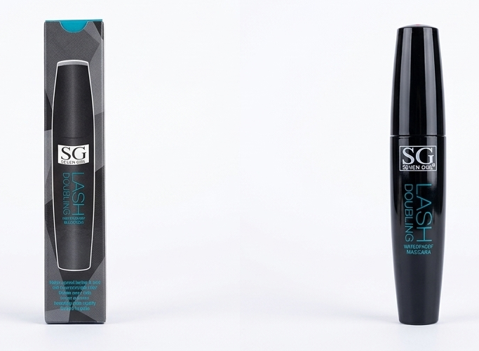 Seven Girl (SG) Lash Doubling Waterproof Mascara - Jet Black & Clump-Free