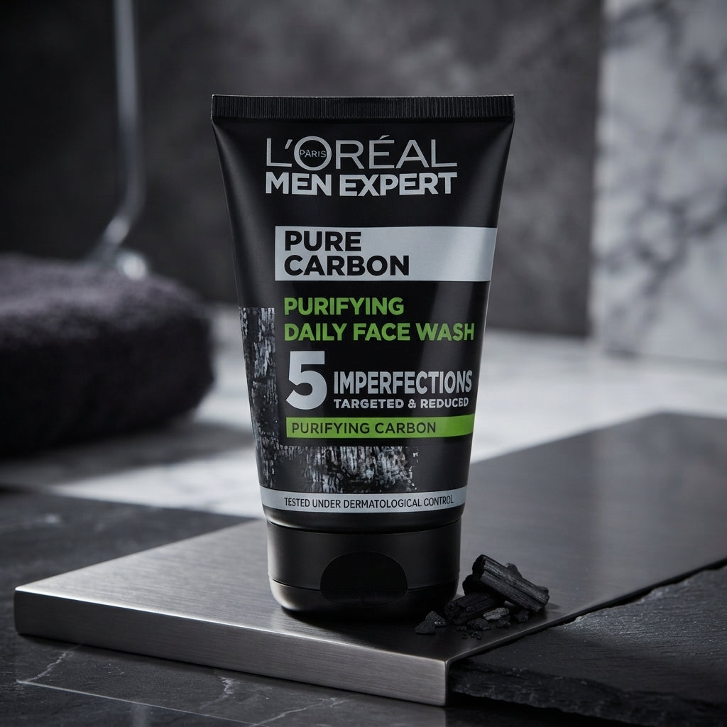 L'Oréal Paris Men Expert Pure Carbon Purifying Daily Face Wash (100ml)