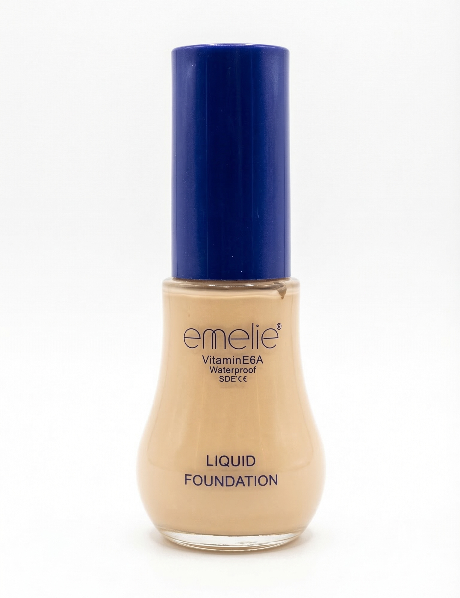 Emelie Waterproof Liquid Foundation with SPF 25 - Vitamin E & A Enriched