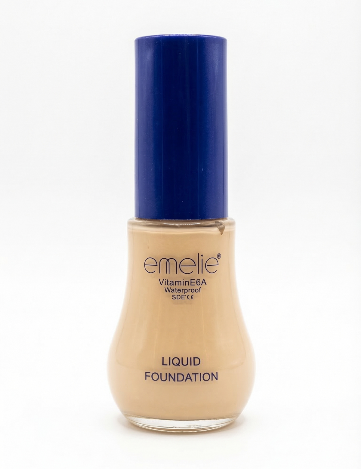 Emelie Waterproof Liquid Foundation with SPF 25 - Vitamin E & A Enriched