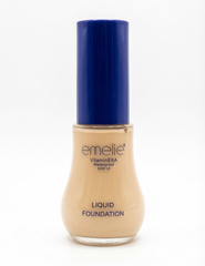 Emelie Waterproof Liquid Foundation with SPF 25 - Vitamin E & A Enriched