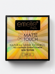 Emelie Paris: 5-in-1 Matte Touch Compact Powder