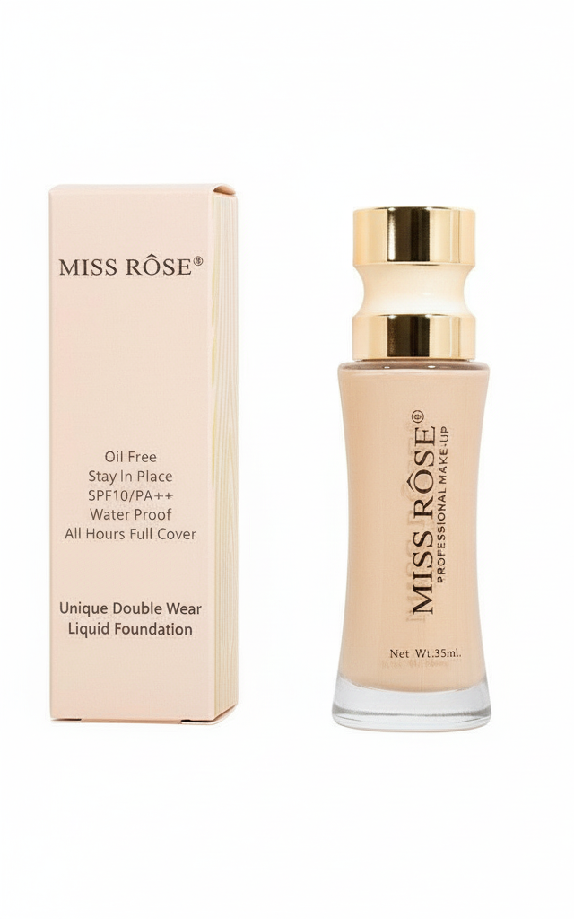 Miss Rose® Liquid Foundation - Stay in Place All Day