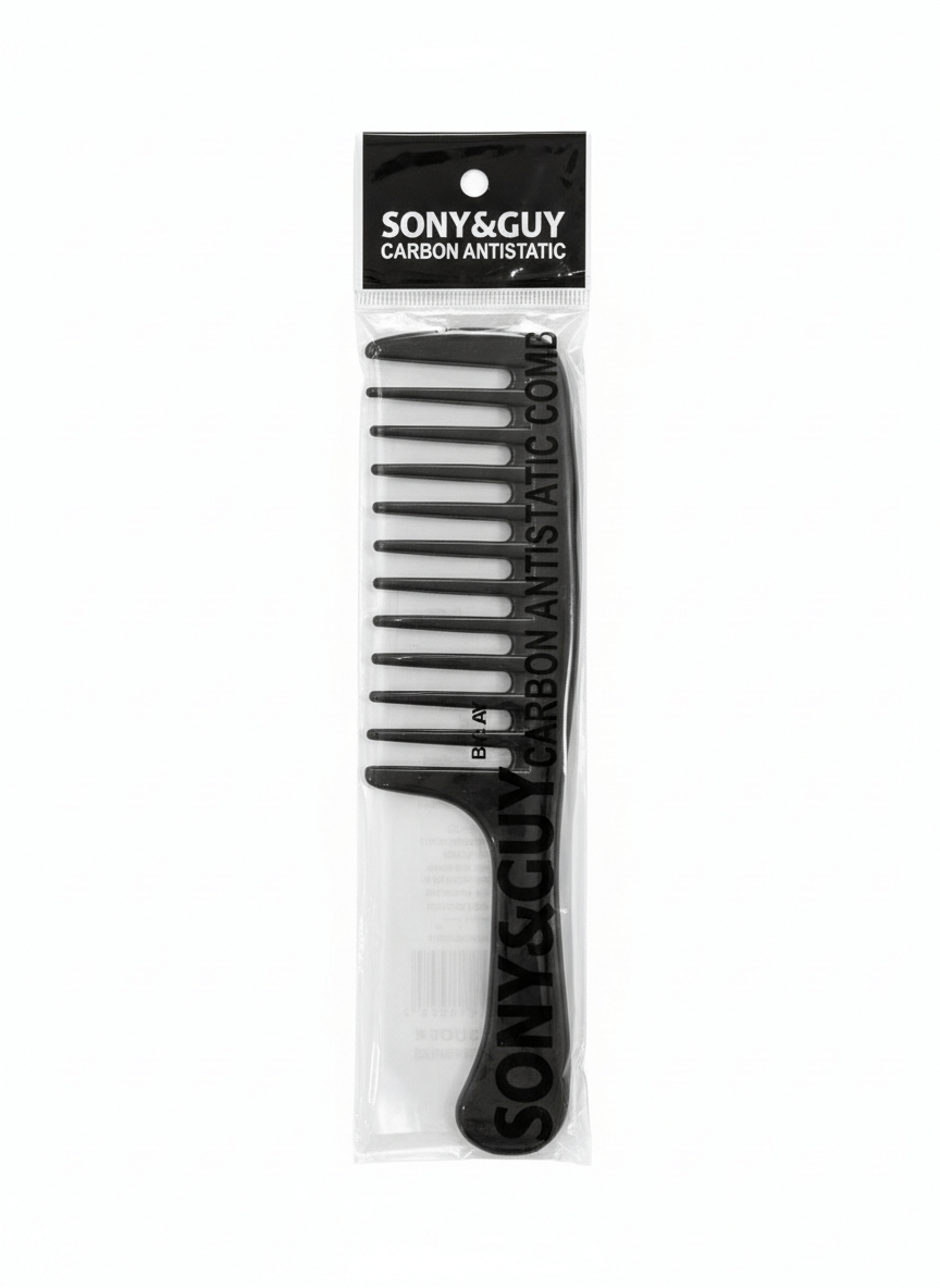 Carbon Anti Static Comb (Black)