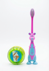 X-Brush Kids Soft Antibacterial Toothbrush Set with Yoyo Toy (Ages 3-14)