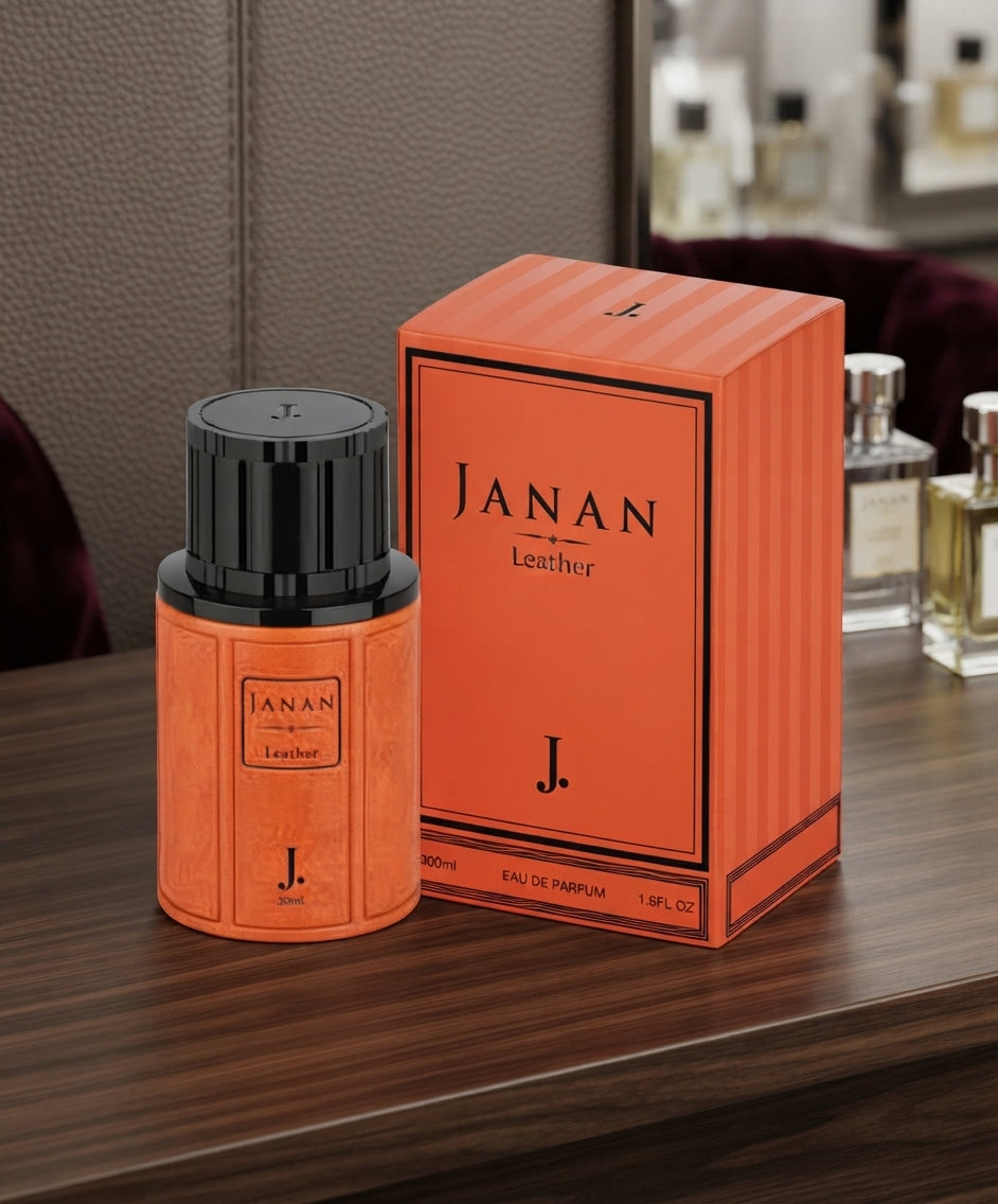 J. Janan Leather Eau de Parfum – 30ml | Bold & Sophisticated Fragrance for Men