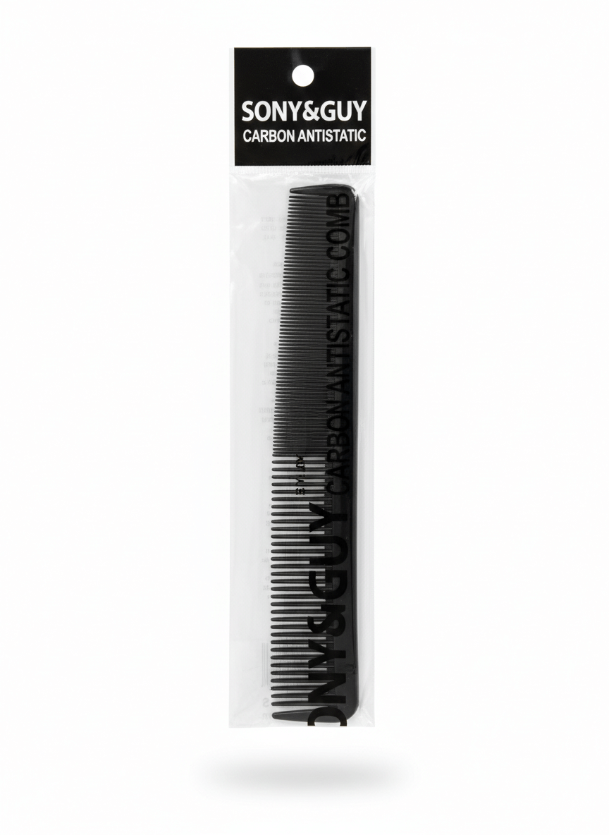 Carbon Anti Static Comb Black